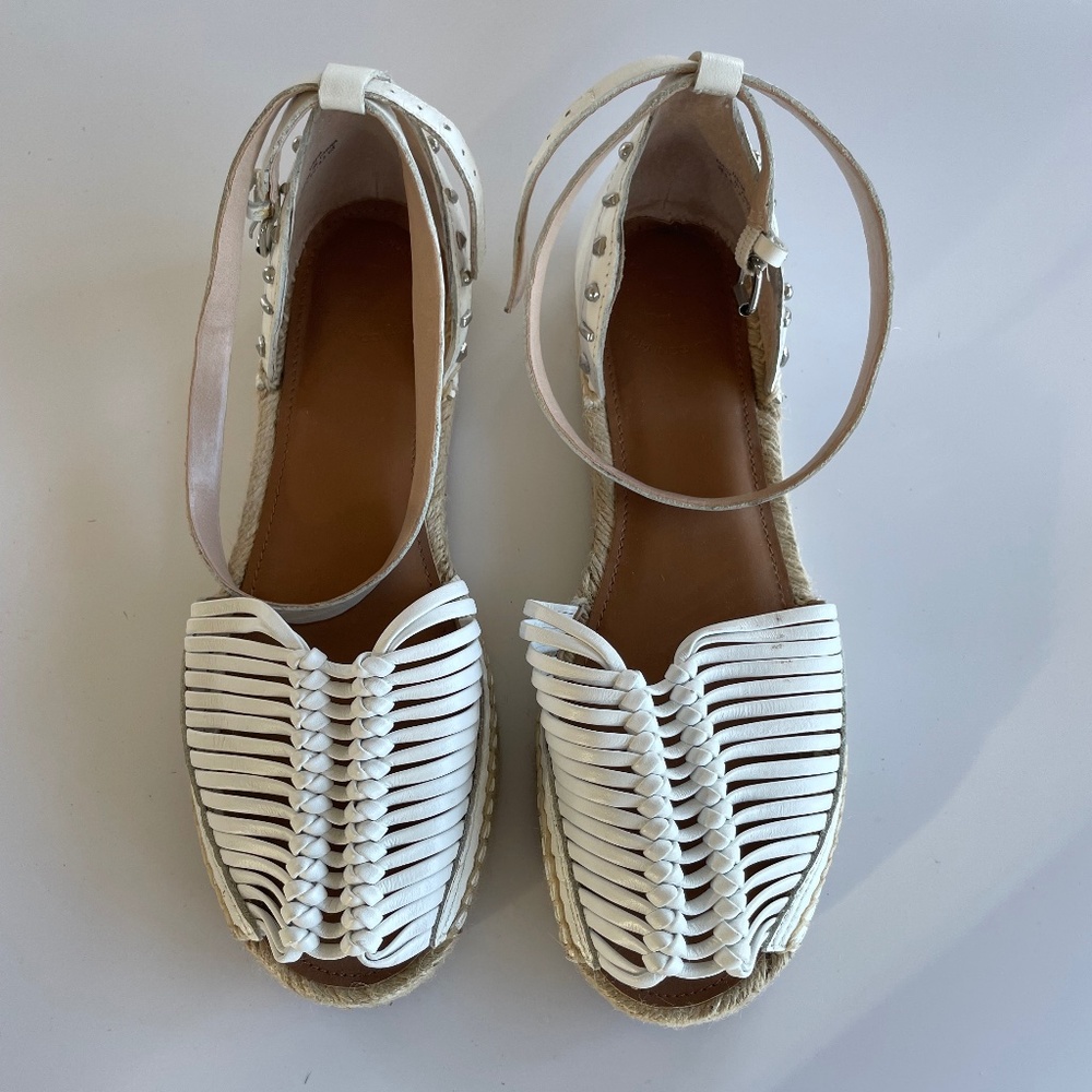 French Connection Leather/Espadrille Sandal